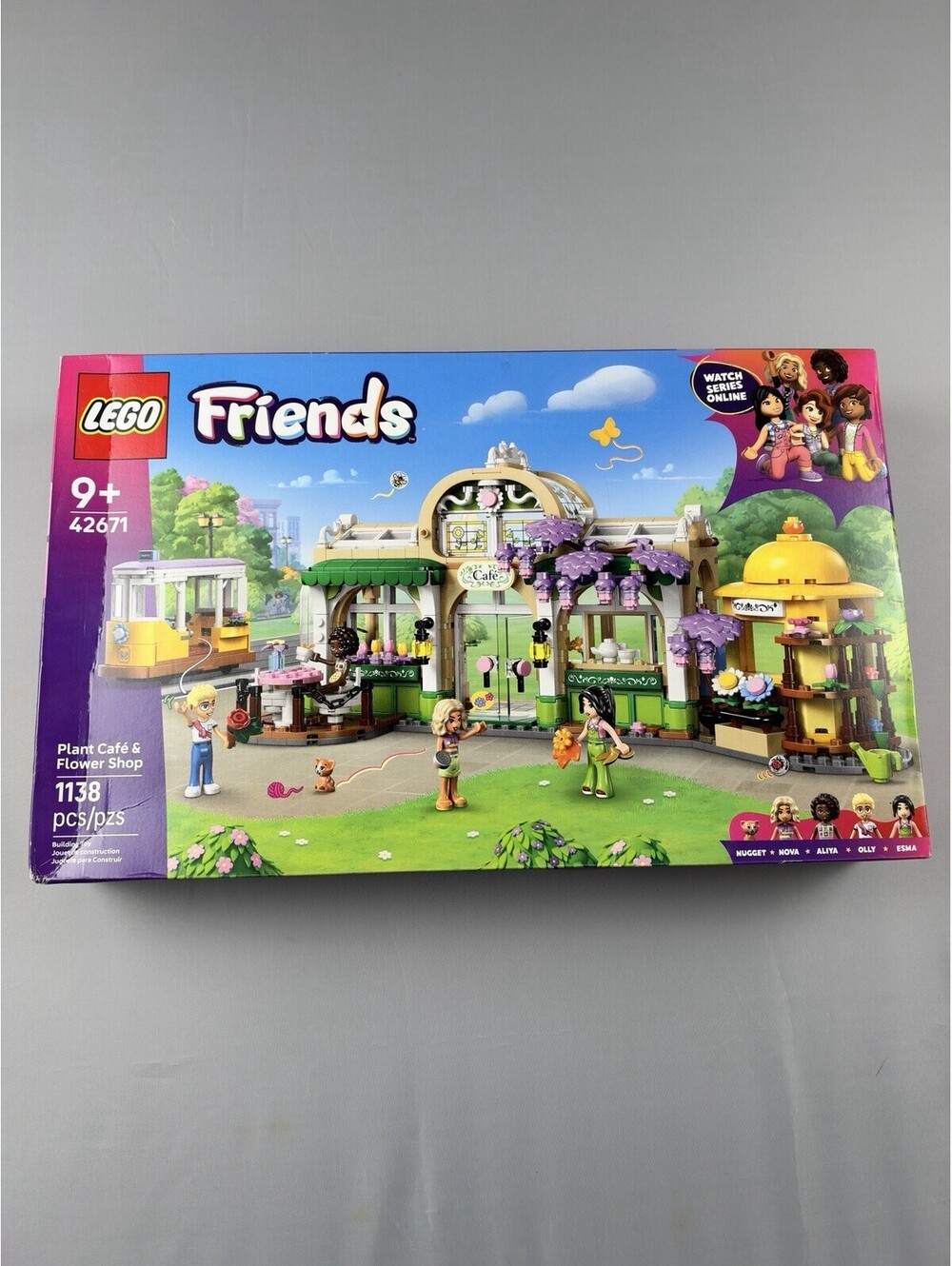 LEGO Friends Plant Café & Flower Shop 42671 1138-Piece Building Toy-SEALED NEW